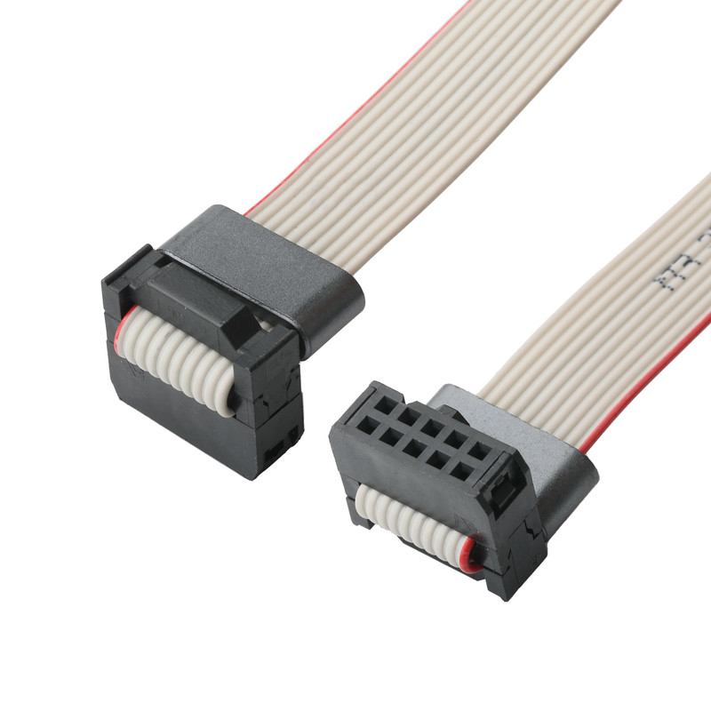 IDC FC-10Pin 2,54mm di passo UL2651 28AWG*10P Idc Flat Ribbon Cable 1,27mm di passo 10 Pin per OEM/ODM elettronico