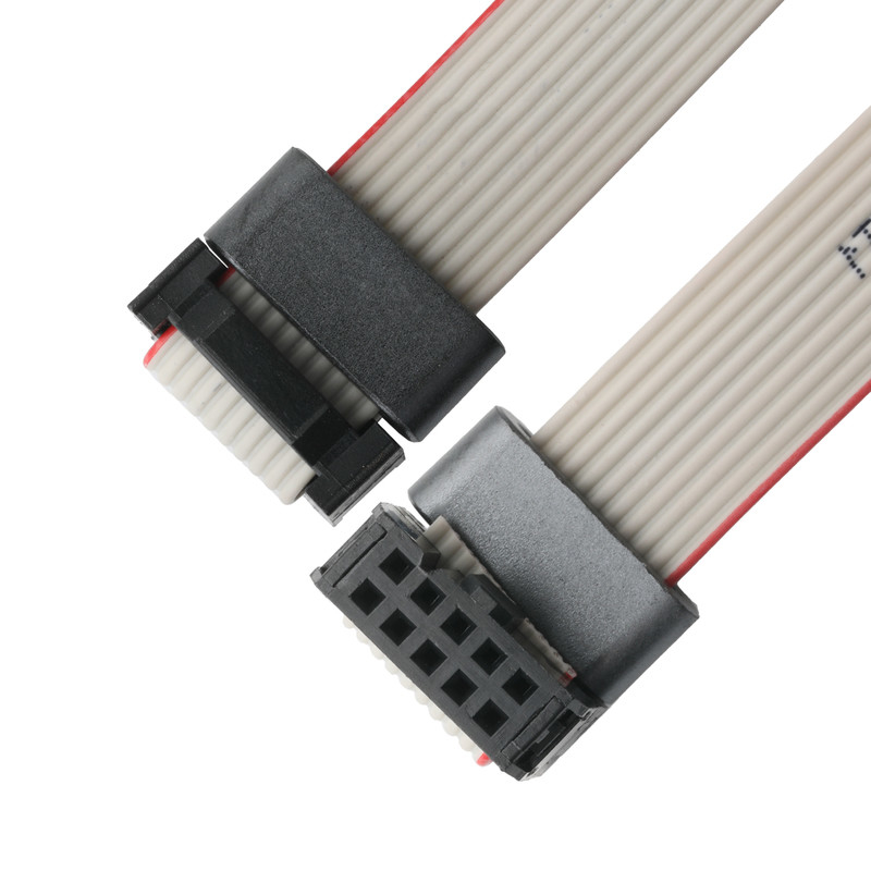 IDC FC-10Pin 2,54mm di passo UL2651 28AWG*10P Idc Flat Ribbon Cable 1,27mm di passo 10 Pin per OEM/ODM elettronico