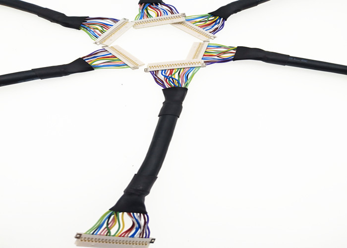 Assemblaggio cavi del connettore LVDS di  DF19, 20 estensione Cablefor di Pin LVDS per il computer portatile