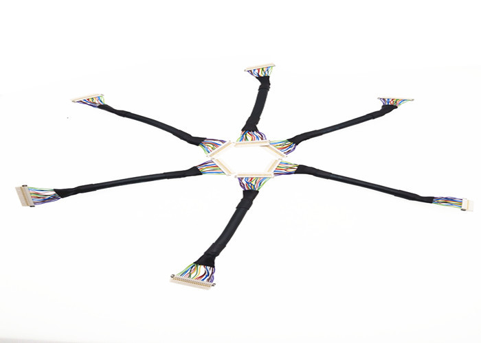 Assemblaggio cavi del connettore LVDS di  DF19, 20 estensione Cablefor di Pin LVDS per il computer portatile