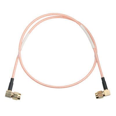 RoHS RF Coaxial Connectors RG316 Cable RA SMA Plug Right Angle Plug Cable Connector