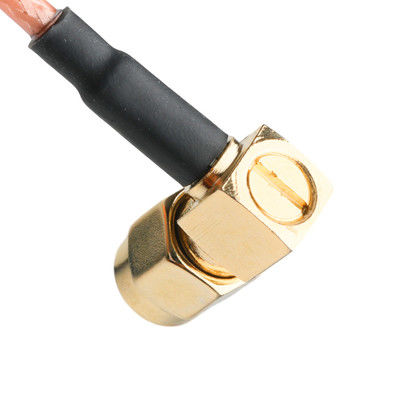 RoHS RF Coaxial Connectors RG316 Cable RA SMA Plug Right Angle Plug Cable Connector