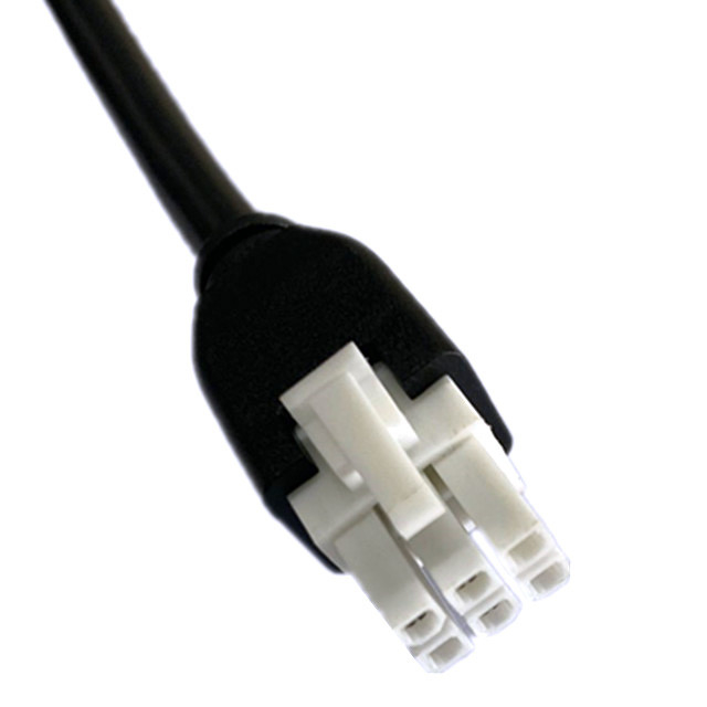 Cable di giubbotto di passo personalizzato 2 3 4 5 6 Pin Molex 5557 6pin 4.2 mm Cable di giubbotto di passo UL2464 20AWG*6C OD6.4mm NERO