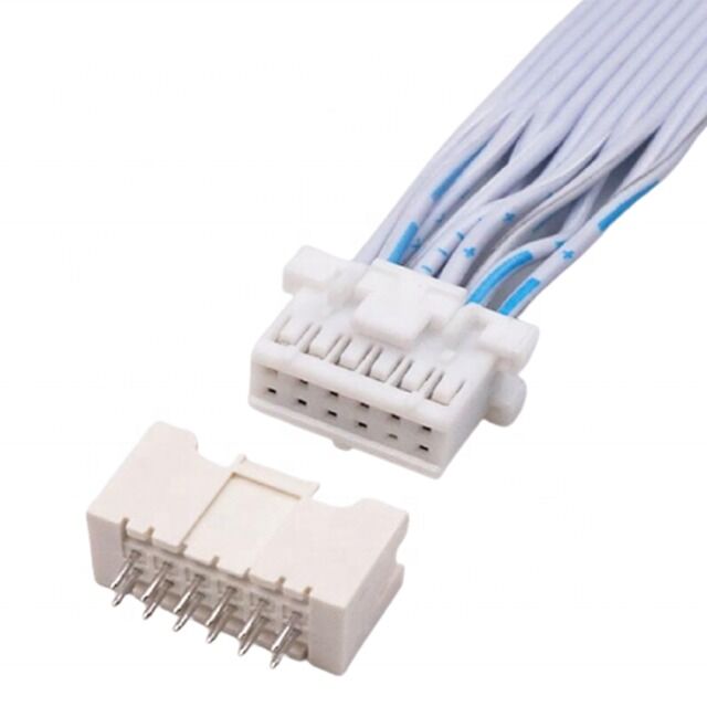 Cable a nastro piatto JST con passo di 2,54 mm 12 pin doppia fila per applicazioni elettroniche