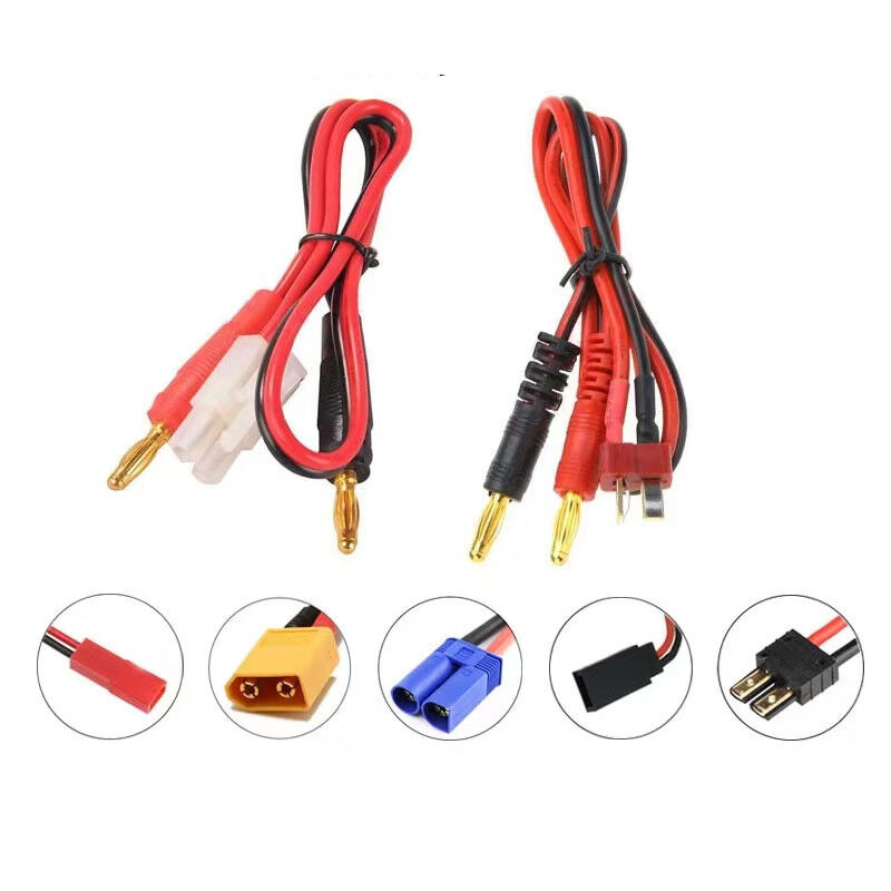 Balance Charger Adapter Cable with 4.0mm Banana Head to Xt90 Xt60 Xt30 Male Female Plug-In ISO9001 Certified