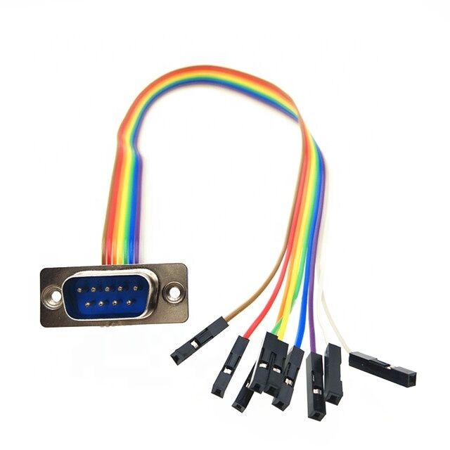 Cable a nastro piatto certificato RoHS per connettore DB9 Dupont