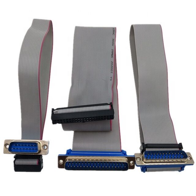 Cavo piatto flessibile IDC con connettore placcato oro da 30 AWG con passo da 1,27 mm per elettronica