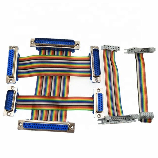 Cavo piatto flessibile IDC con connettore placcato oro da 30 AWG con passo da 1,27 mm per elettronica
