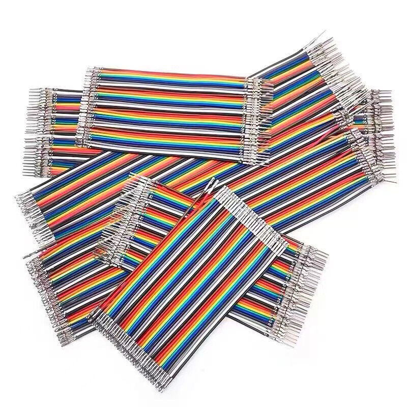 Cavo piatto a nastro con cablaggio arcobaleno personalizzato con isolamento in PVC e connettori IDC con passo da 1,27 mm