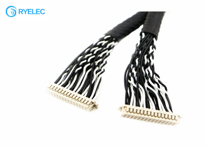 2*15 connettore dell'assemblaggio cavi DF13-30DS-1.25C di Pin  LVDS con il passo di 1.25mm