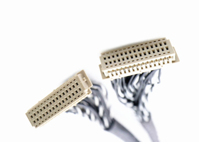 2*15 connettore dell'assemblaggio cavi DF13-30DS-1.25C di Pin  LVDS con il passo di 1.25mm