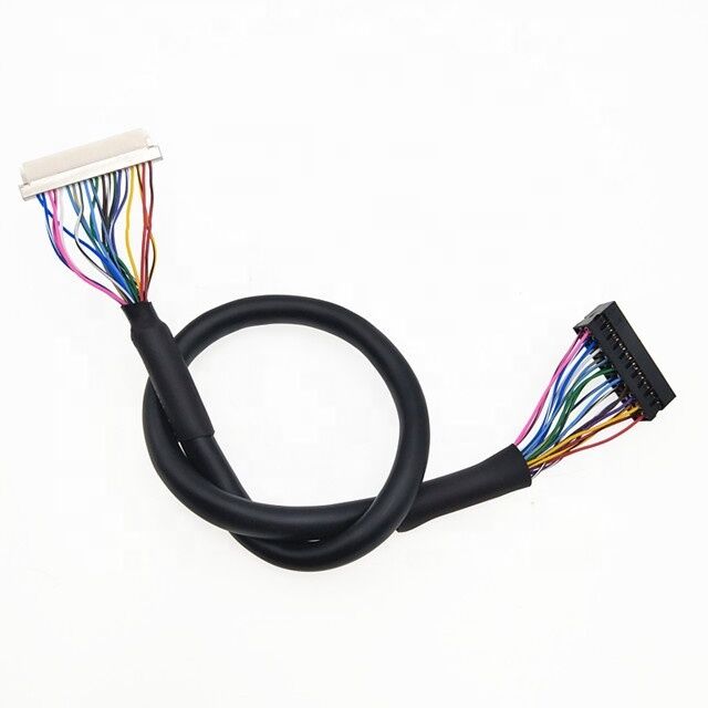 Hirose Hirose DF19G-20S-1C 20pin 20pin Crimp Terminal to Dupont BLD2-20 2mm Pitch 2 Rows 2*10pin Female Connector Lcd Lvds Cable