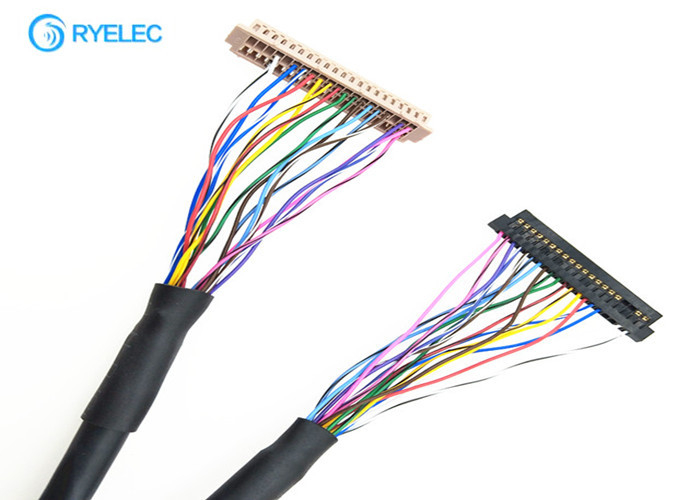 Assemblaggio cavi del connettore LVDS di Pin DF13 di  40 a JAE  FI - connettore di S20S 1.25mm