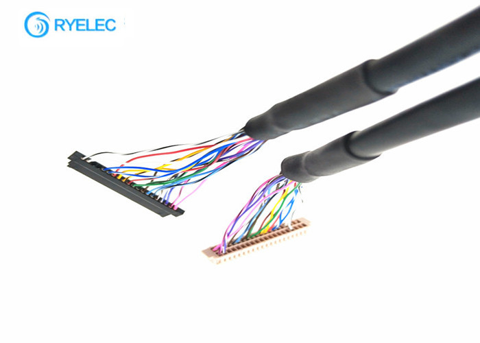 Assemblaggio cavi del connettore LVDS di Pin DF13 di  40 a JAE  FI - connettore di S20S 1.25mm
