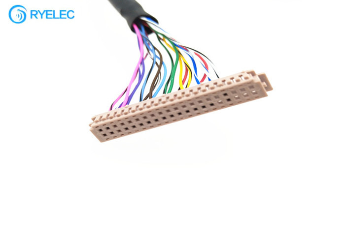 Assemblaggio cavi del connettore LVDS di Pin DF13 di  40 a JAE  FI - connettore di S20S 1.25mm