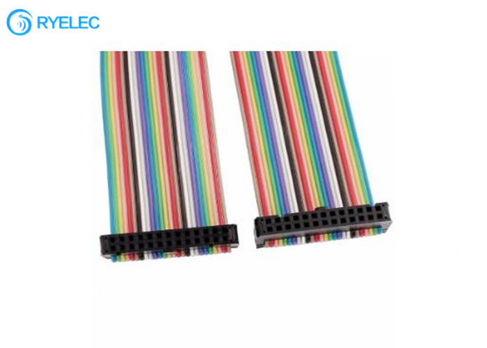 PATIKIL Cavo A Nastro Piatto Rainbow 26 Pin 48cm – Passo 2.54mm, Connettore Tipo C Per Elettronica E PCB