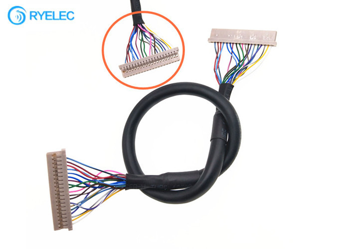 Df14 al cavo 20p di Lvds del computer portatile di Df14 Coaxia 20 al Pin  per gli aerei telecomandati