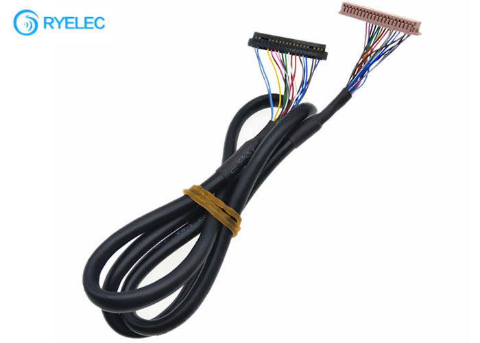 ODM 40PIN  DF13-40DS-1.25C dell'OEM a 20PIN JAE Fi-S20S con il cavo di Lvds del rivestimento per Digital