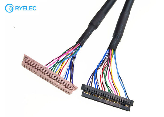 ODM 40PIN  DF13-40DS-1.25C dell'OEM a 20PIN JAE Fi-S20S con il cavo di Lvds del rivestimento per Digital