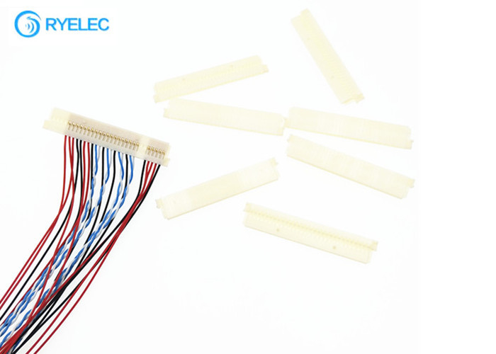 Il cavo di  DF19-30S-1C 30 la P Lvds allo schermo dell'affissione a cristalli liquidi ha condotto il cavo torto 30AWG del segnale del convertitore