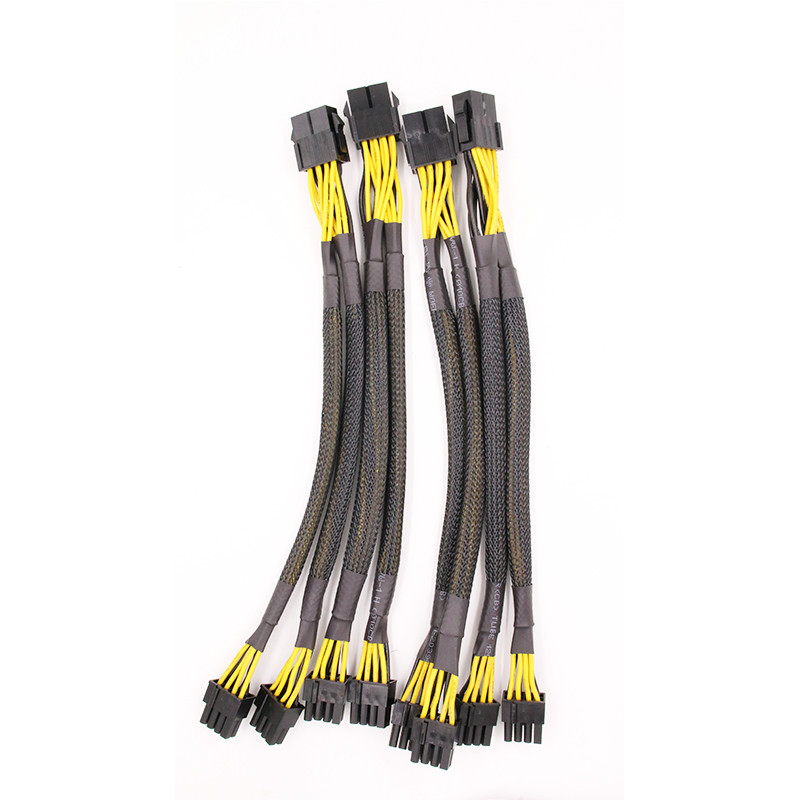 Femmina di PciE 8pin dell'assemblaggio cavi al cavo di alimentazione elettrica maschio del CPU 8p dell'adattatore del cavo 8pin
