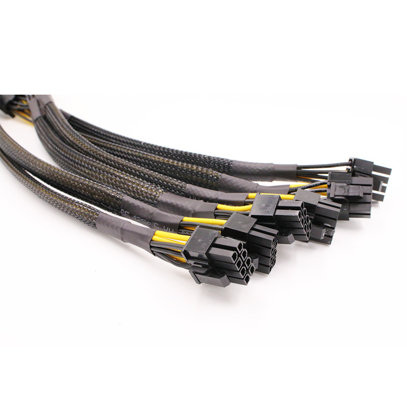 Femmina di PciE 8pin dell'assemblaggio cavi al cavo di alimentazione elettrica maschio del CPU 8p dell'adattatore del cavo 8pin