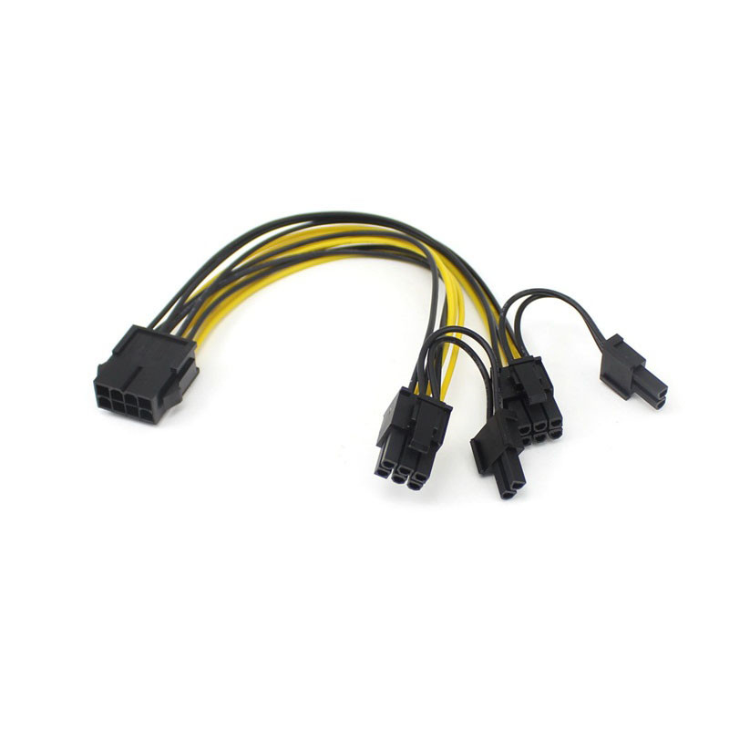 6 minatore di rame pieno di Pin To Dual 8 Pin Splitter Cable For Rig